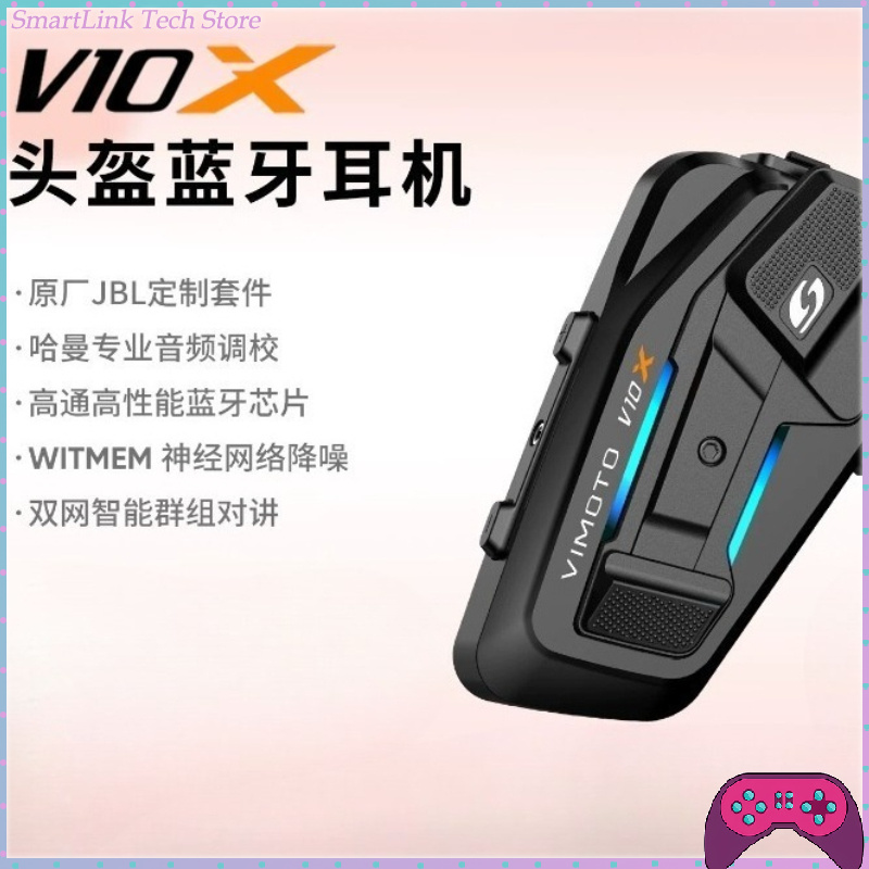 Motorcycle Helmets - VIMAITONG V10X Helm-Bluetooth-Kopfhörer für Motorradfahrer mit
