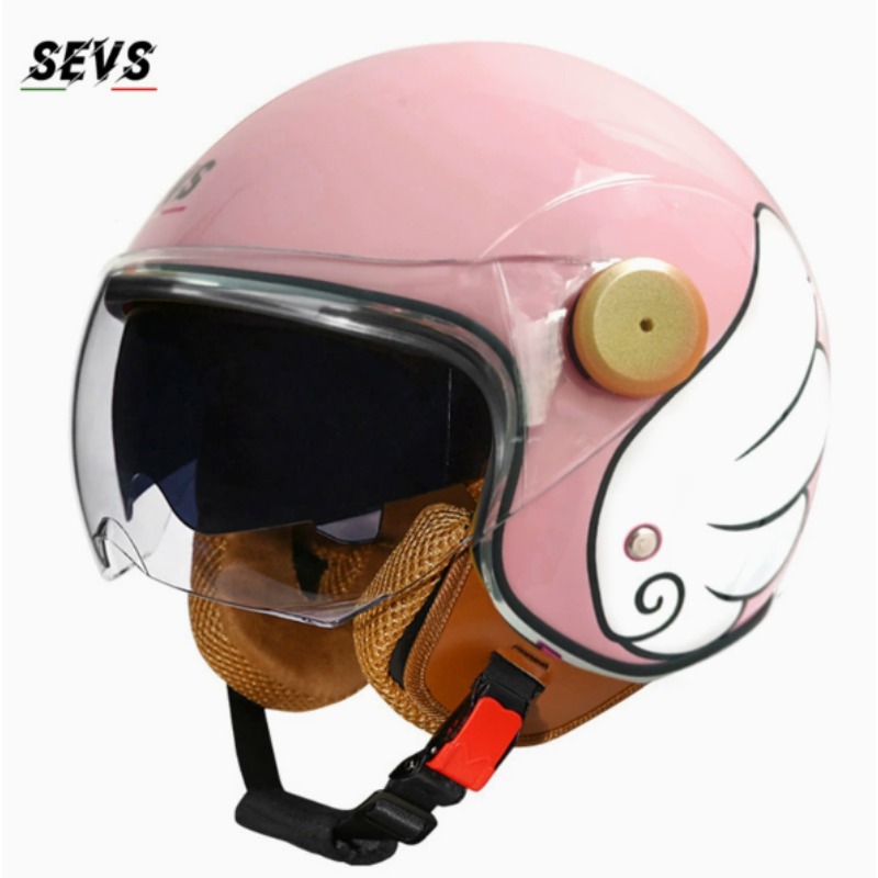 Vintage Open Face Retro Helmet - DOT-zertifizierter offener 3/4-Motorradhelm, Retro-Motorradhelme, Vintage-Chopper-Helm, Motorradhelm