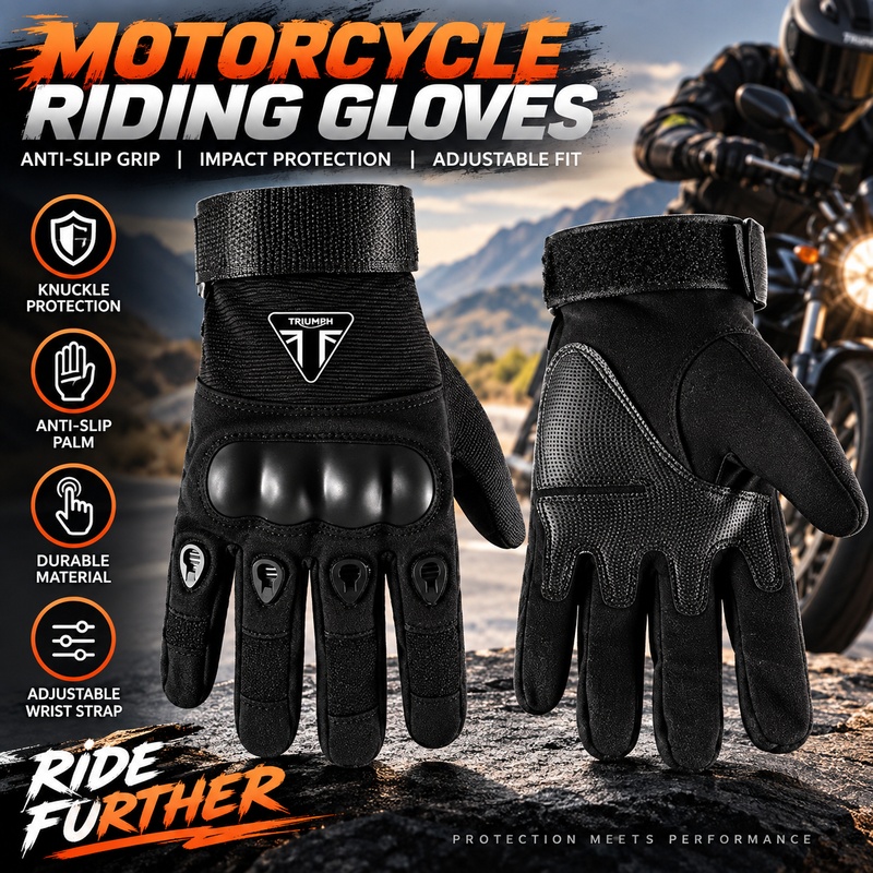 Riding Gear - Für TRIUMPH Motorradzubehör Handschuhe Sicherheits- und