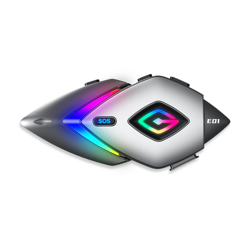 Motorcycle Helmets - Neues Produkt Motorrad-Fahrerhelm-Headset Kabellose On-Ear-Kopfhörer RGB