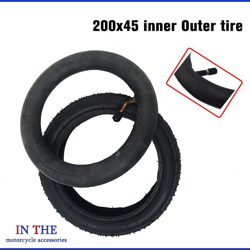 Scooter Parts - Verdickter Rollerreifen 200x45, aufblasbare Innen- und