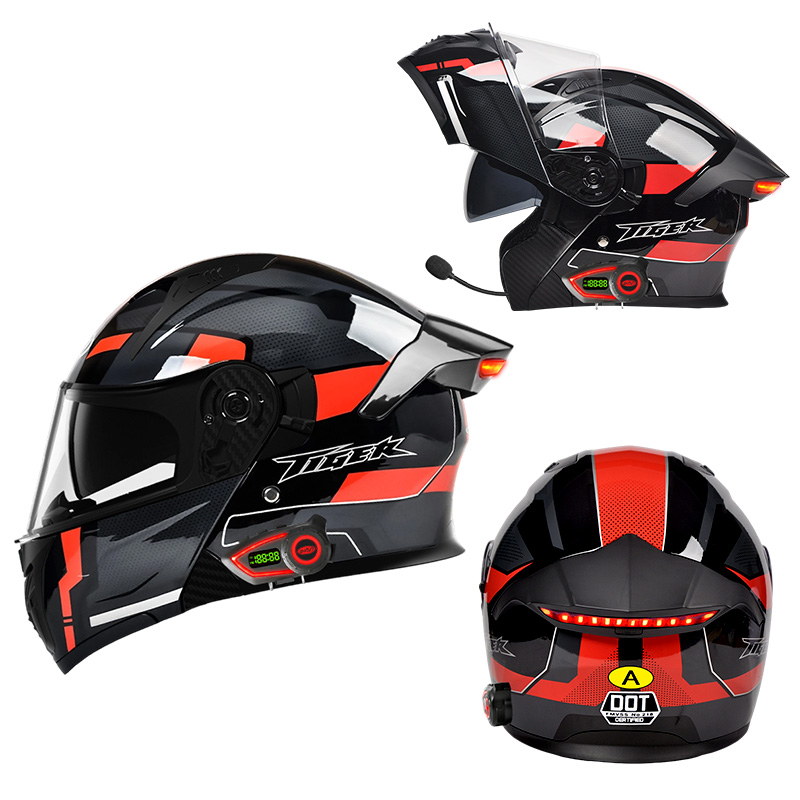 LED-Intelligenter Motorradhelm – Full Face Motorcycle Helmet With Bluetooth Bewertung und Preis