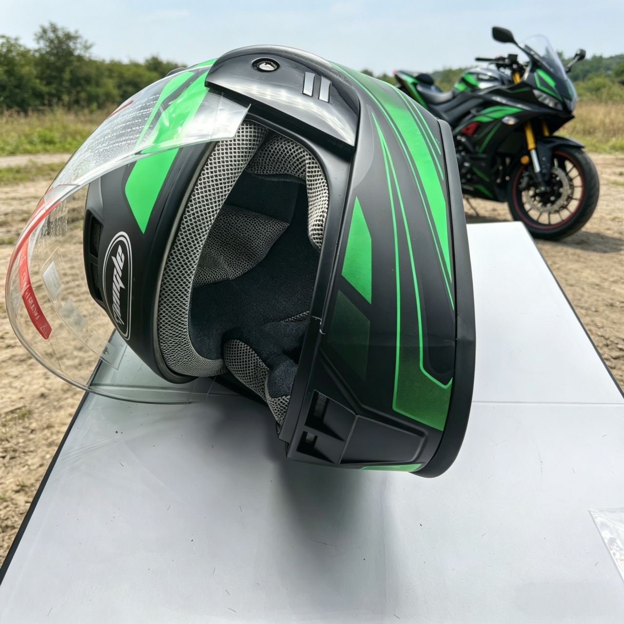 Herren-Motorradhelm mit Vollvi – Dual Visor Motorcycle Racing Helmet Bewertung und Preis