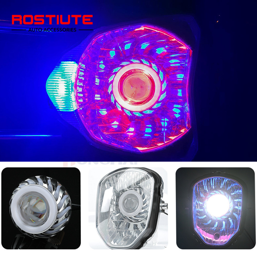 Fern-/Abblendlicht Double Ange – Universal Motorcycle Led Headlight Projector Bewertung und Preis