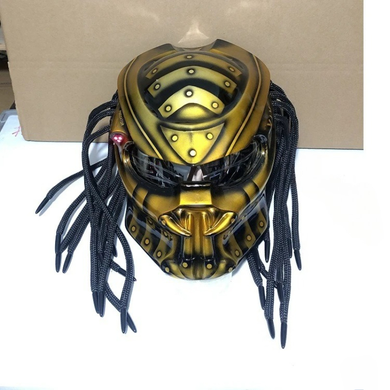 Racing Predator Warrior Vollvi – Custom Predator Motorcycle Helmet Bewertung und Preis