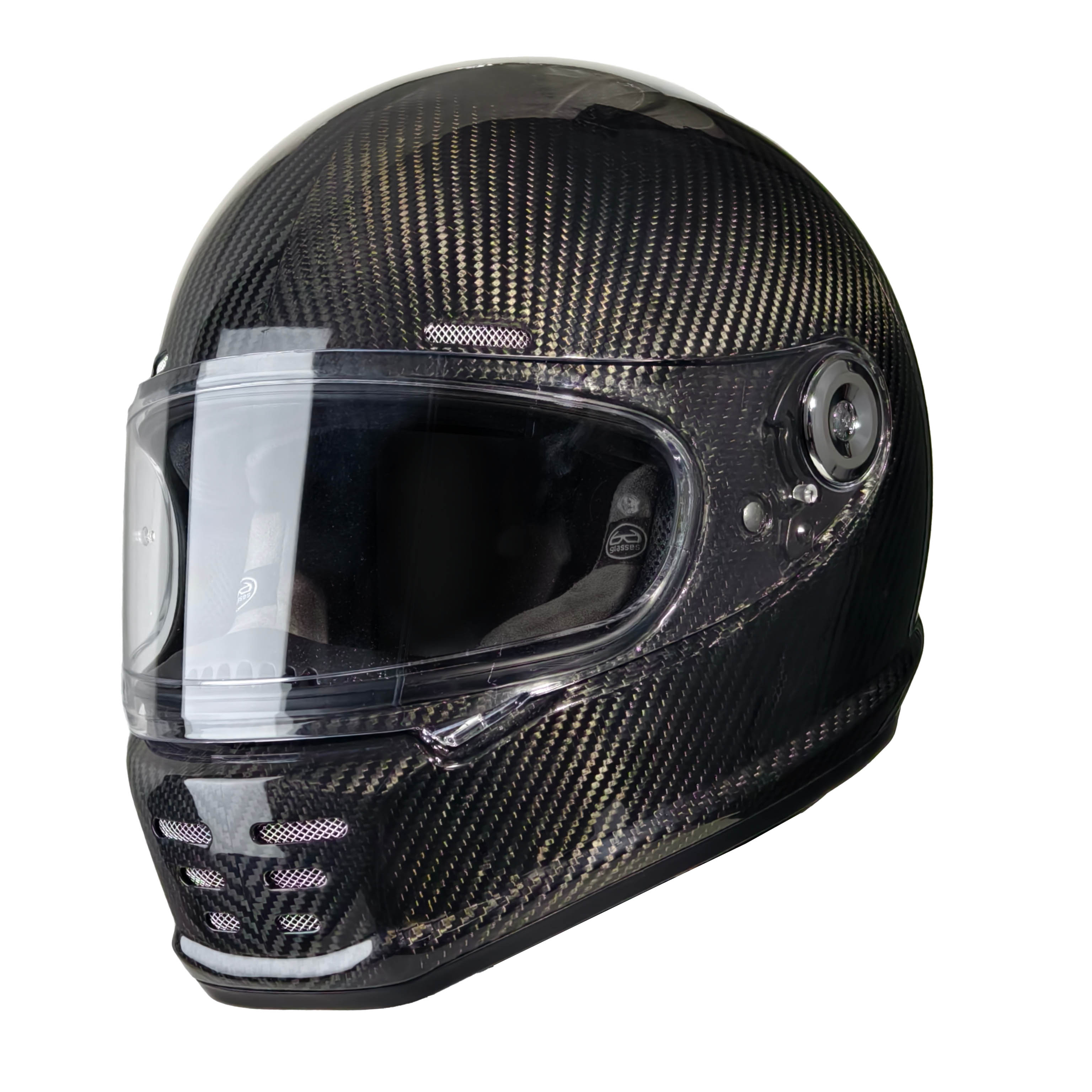 3K Carbonfaser Retro Vollvisie – Full Face Motorcycle Helmet With Bluetooth Bewertung und Preis