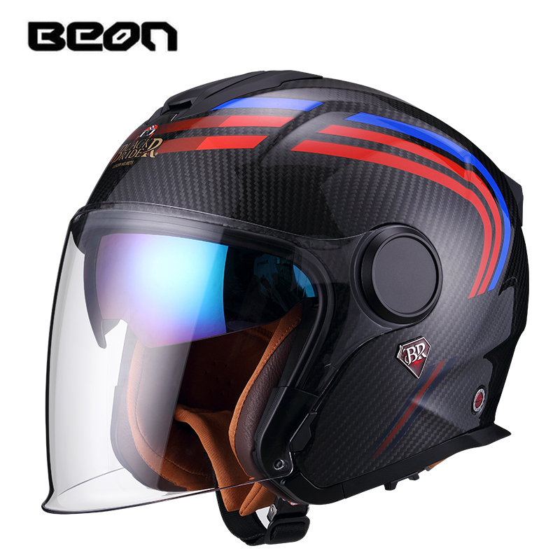BEON BR23 Carbonfaser 3/4 Open – Carbon Fiber Lightweight Motorcycle Helmet Bewertung und Preis