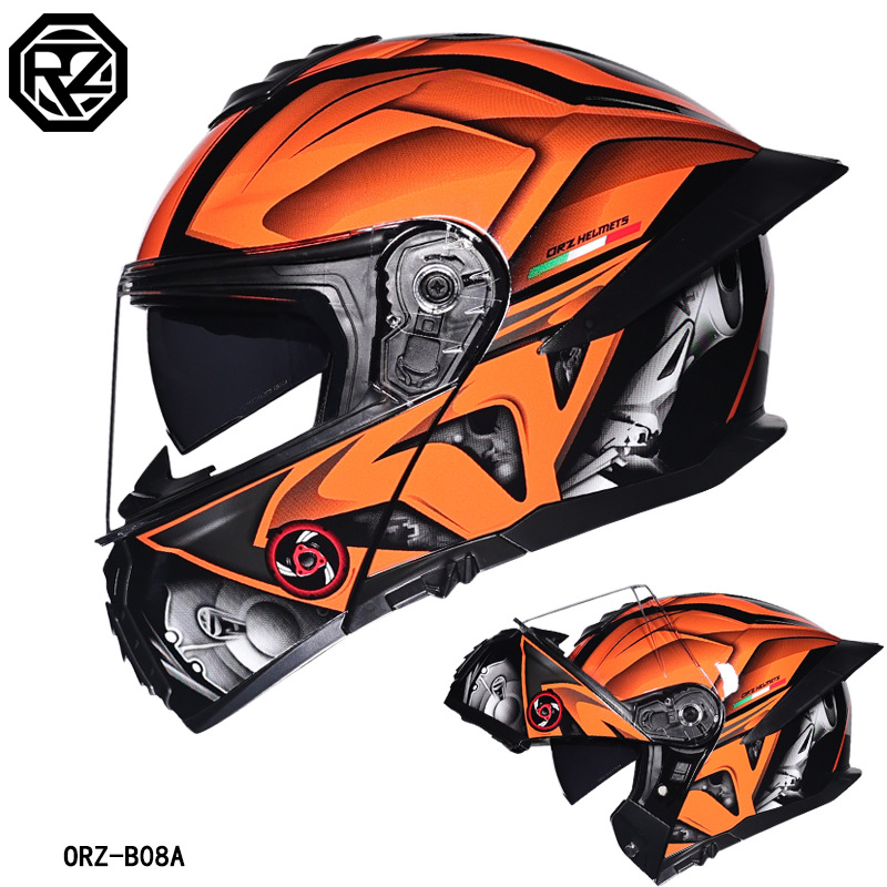ORZ Motorradhelm mit Doppelvis – Full Face Motorcycle Helmet With Bluetooth Bewertung und Preis