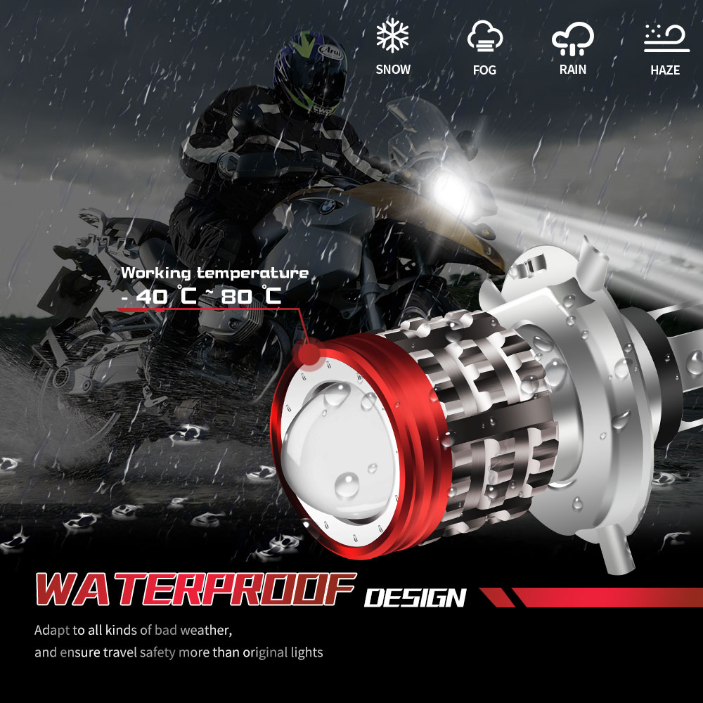 Universal h4 led motorrad sche – Universal Motorcycle Led Headlight Projector Bewertung und Preis