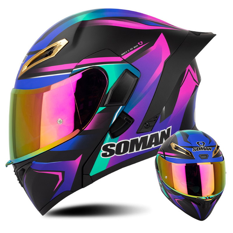 Punkt genehmigt Männer Motorra – Full Face Motorcycle Helmet With Bluetooth Bewertung und Preis