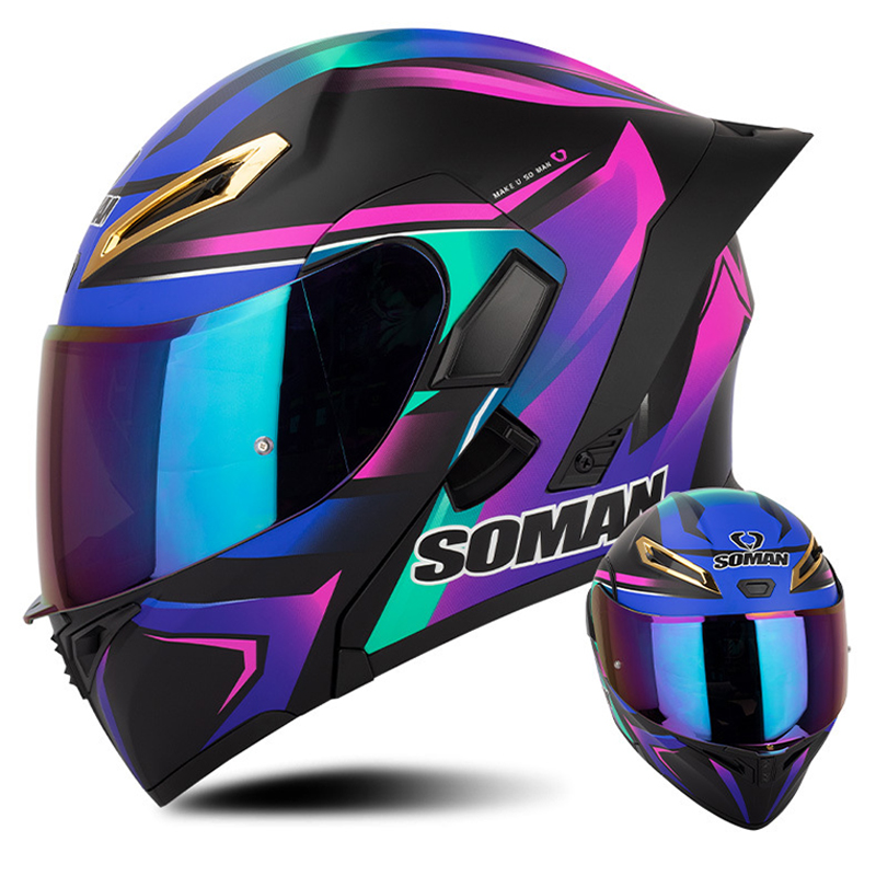 Punkt genehmigt Männer Motorra – Full Face Motorcycle Helmet With Bluetooth Bewertung und Preis