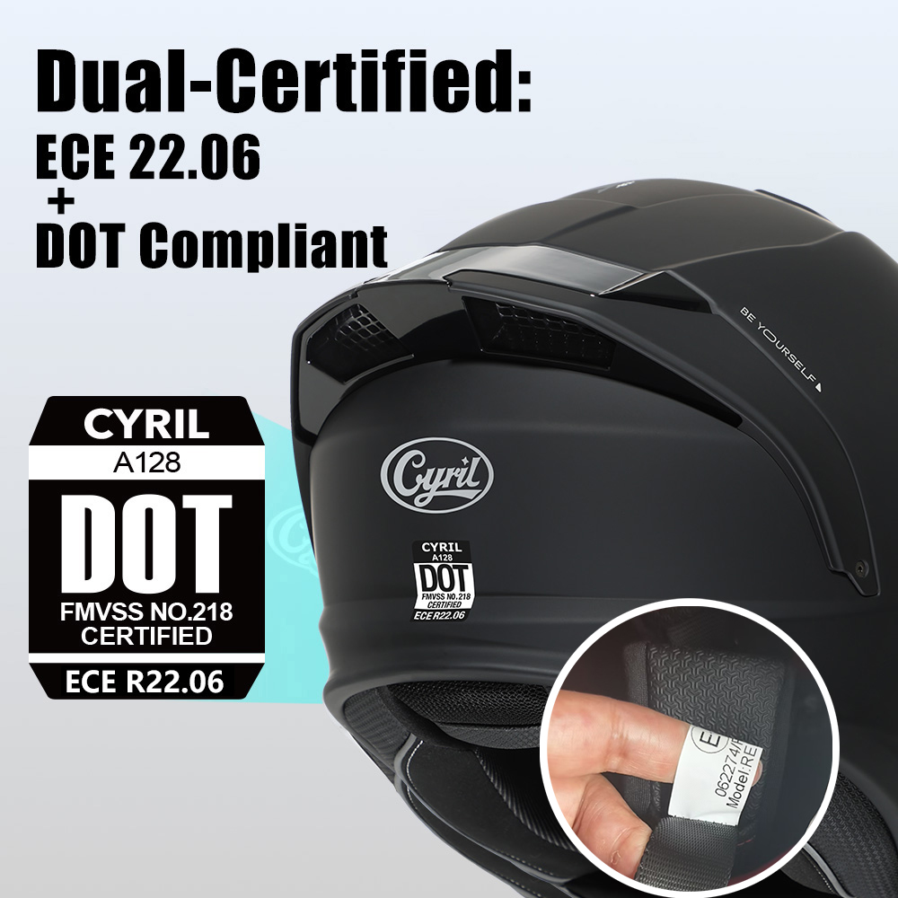 CYRIL Modularhelm Motorradhelm – Modular Flip Up Motorcycle Helmet Dot Approved Bewertung und Preis