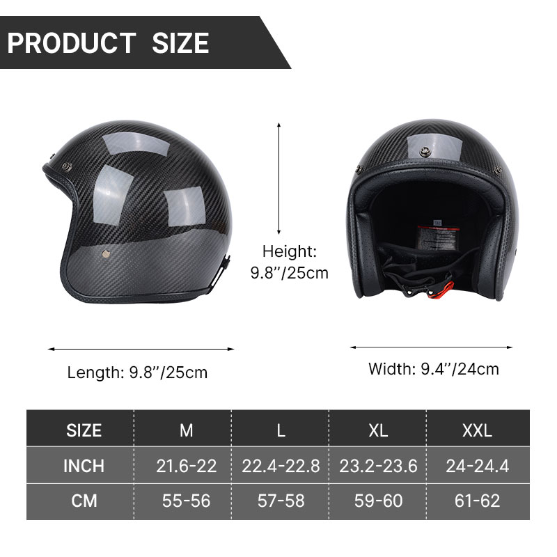 Superleichter Vintage-Helm aus – Carbon Fiber Lightweight Motorcycle Helmet Bewertung und Preis