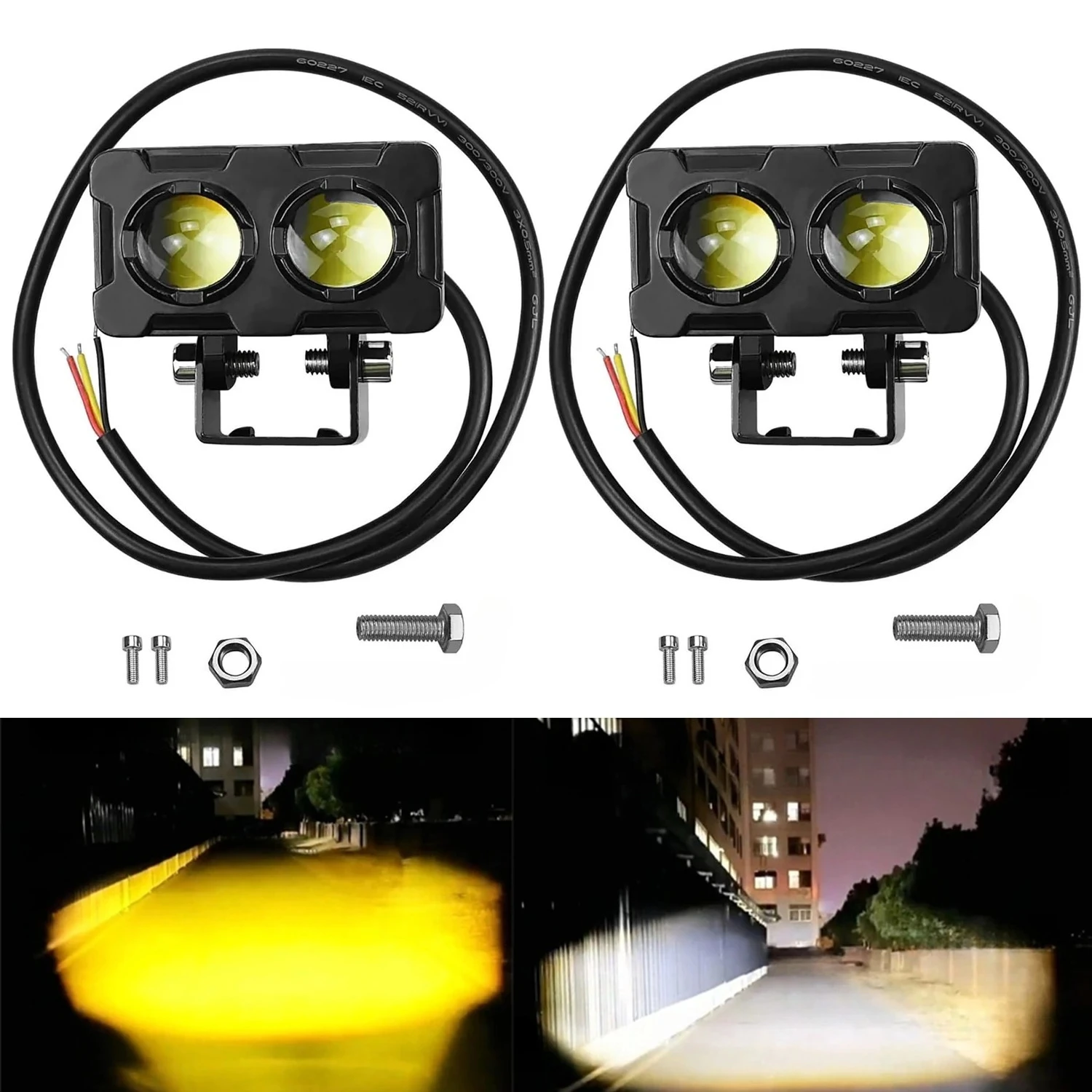 1/2PCS Motorrad LED Nebel Lich – Atv Parts Bewertung und Preis