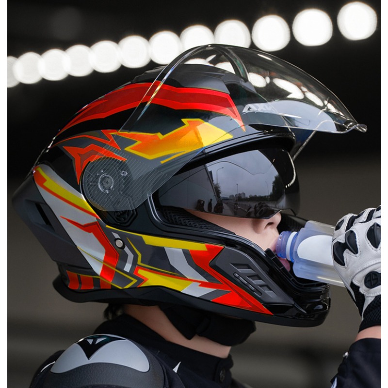 Motorrad-Vollhelm mit großem S – Full Face Motorcycle Helmet With Bluetooth Bewertung und Preis