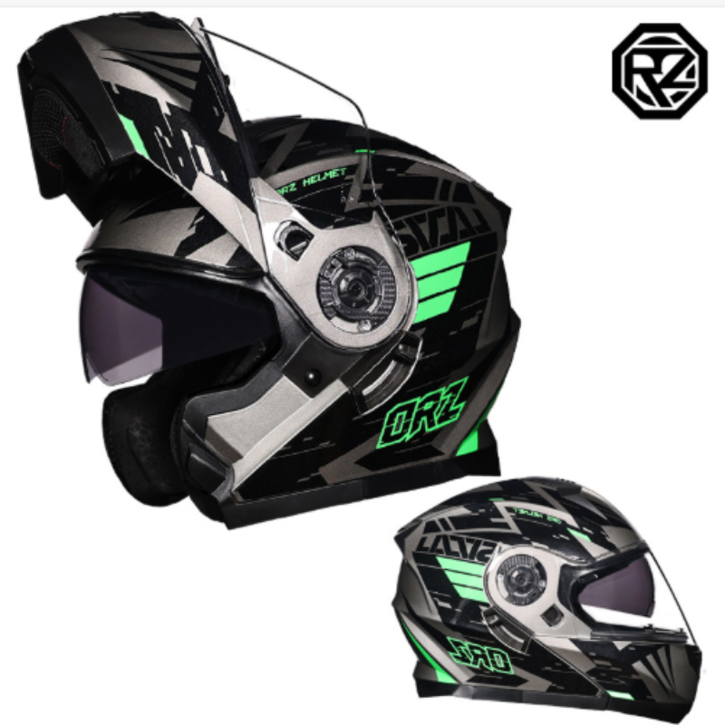 Orz Vollgesichts-Doppelvisier- – Dual Visor Motorcycle Racing Helmet Bewertung und Preis